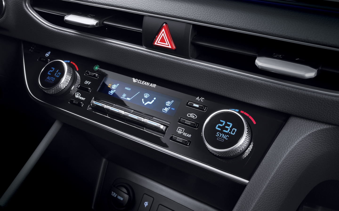 A vehicle's climate controls